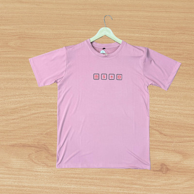 AARADHAYA ENTERPRISES Printed Men Round Neck Pink T-Shirt