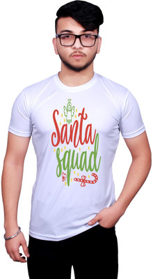 NITYANAND CREATIONS Printed Men Round Neck Multicolor T-Shirt