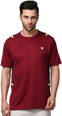 NEXGEN CLUB Self Design Men Crew Neck Multicolor T-Shirt