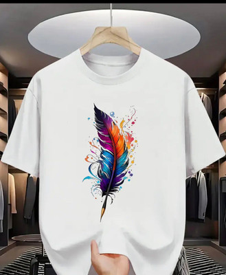 Siste Solid Men Round Neck White T-Shirt
