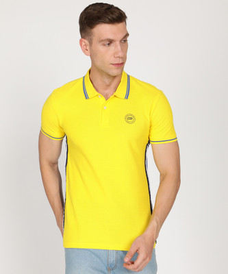 PETER ENGLAND Colorblock Men Polo Neck Multicolor T-Shirt