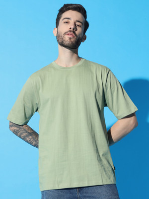 THE DRY STATE Solid Men Round Neck Multicolor T-Shirt
