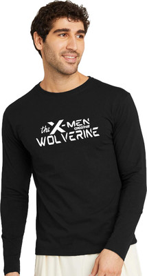 OrrganicChics Graphic Print Men Round Neck Black T-Shirt
