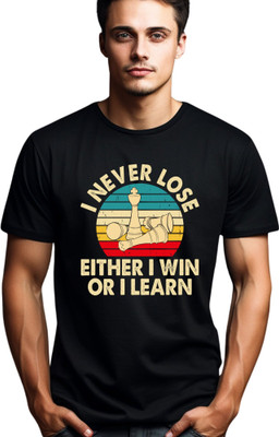 Seek Buy Love Graphic Print Men Round Neck Black T-Shirt