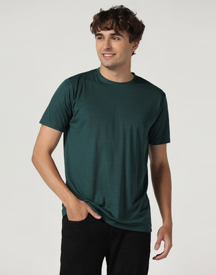 INKKR Solid Men Round Neck Multicolor T-Shirt