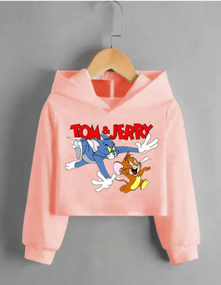 NRKDENTERPRISES Printed Women Hooded Neck Pink T-Shirt