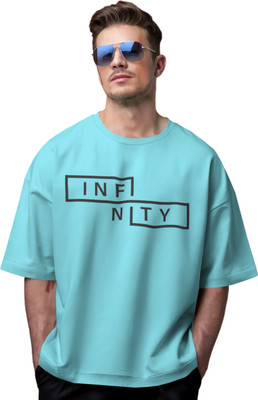 HS Closet Cove Printed Men Round Neck White, Beige, Light Blue, Light Green, Purple T-Shirt