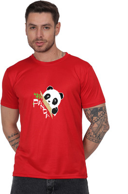 VENIWALSTUDIO TREND Graphic Print Men Round Neck Red T-Shirt