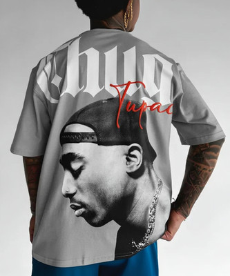 Force Printed Men Round Neck Grey T-Shirt