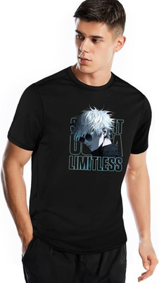 ADDYLIFESTYLE Graphic Print Men Round Neck Black T-Shirt