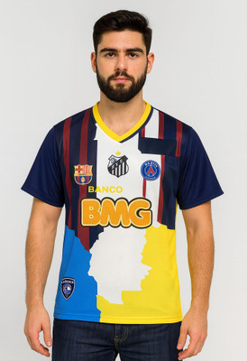 Ryze Printed Men V Neck Multicolor T-Shirt
