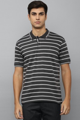 LOUIS PHILIPPE Striped Men Polo Neck Multicolor T-Shirt