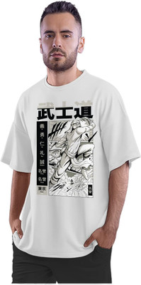 TheFreedomStore Printed Men Round Neck White T-Shirt