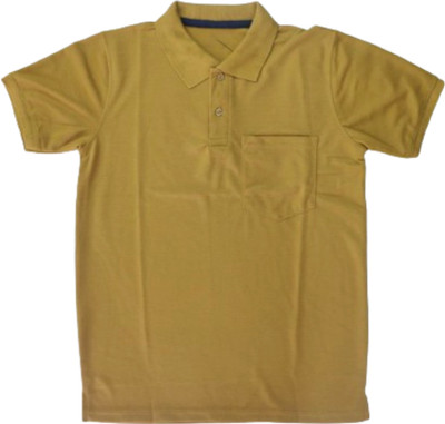 REIMS Solid Men Polo Neck Multicolor T-Shirt