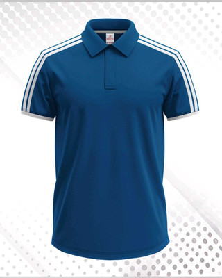 GRATITUDE ROCK Solid Men Polo Neck Light Green T-Shirt