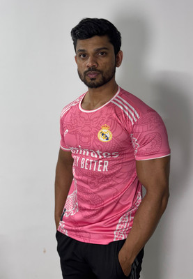 emu sports Printed Men Round Neck Reversible Pink T-Shirt