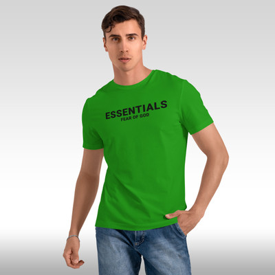 FTX Printed Men Round Neck Green T-Shirt