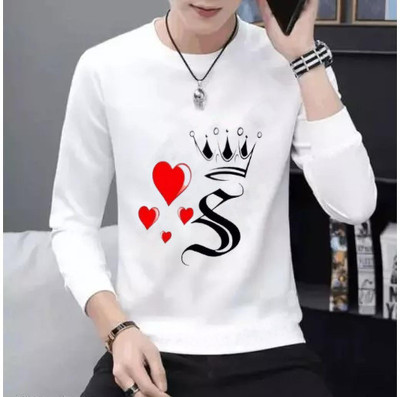 JSIYA Printed Men Round Neck White T-Shirt