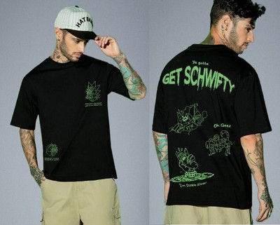 stylesmyth Graphic Print Men Round Neck Black T-Shirt