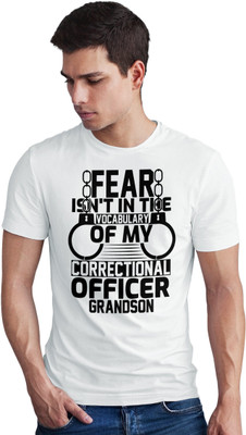 Seek Buy Love Graphic Print Men Round Neck White T-Shirt
