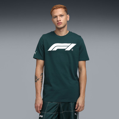 PUMA Solid Men Crew Neck Green T-Shirt