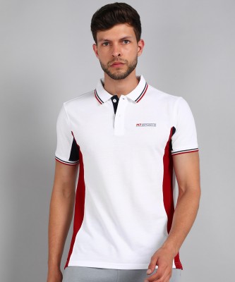 M7 By Metronaut Colorblock Men Polo Neck Multicolor T-Shirt