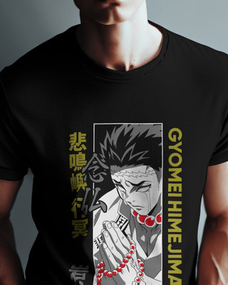 SteezonStore Graphic Print Men Round Neck Black T-Shirt