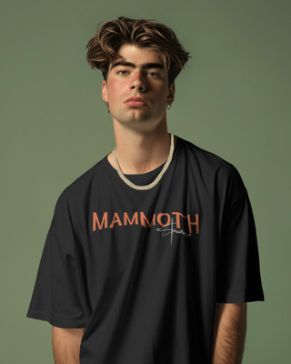 Mammoth Street Wear Graphic Print Men Round Neck Multicolor T-Shirt