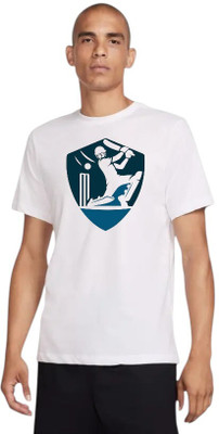 Moldify Graphic Print Men Round Neck White T-Shirt