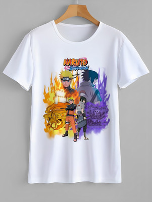 HIPHOPCLUB Printed Men Round Neck White T-Shirt