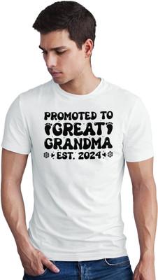 SeBLo Printed Men Round Neck White T-Shirt