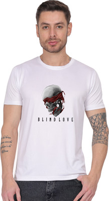 Aaso Graphic Print Men Round Neck White T-Shirt