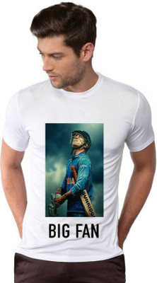 GPGARMENTSS Printed Men Round Neck White T-Shirt