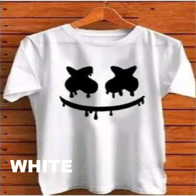 SAHAL Printed Men Round Neck White T-Shirt