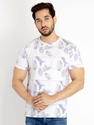 Status Quo Printed Men Round Neck White T-Shirt