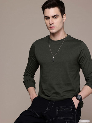 Moda Rapido Solid Men Round Neck Multicolor T-Shirt