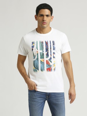 Pepe Jeans Printed Men Round Neck White T-Shirt