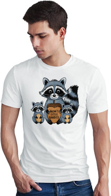 Seek Buy Love Graphic Print Men Round Neck White T-Shirt