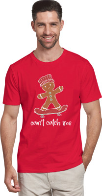 Buy That Trendz Solid Men Round Neck Red T-Shirt