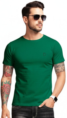 DS CREATIONZ Embroidered Men Round Neck Multicolor T-Shirt