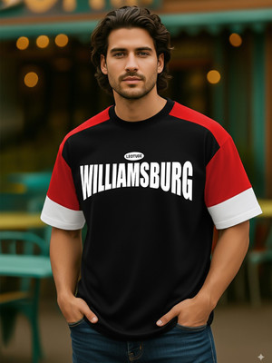 Leotude Printed Men Round Neck Black T-Shirt