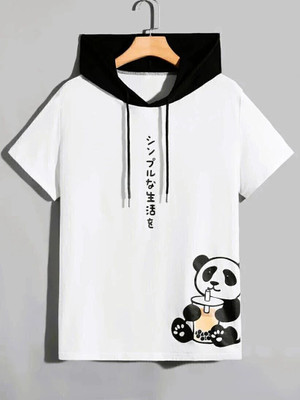 CT Fashion Solid Men Round Neck White T-Shirt