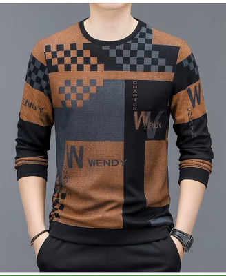 sti Printed Men Round Neck Multicolor T-Shirt