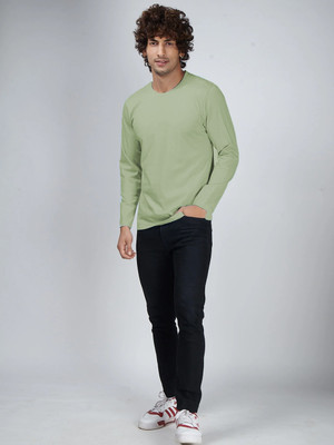Clafoutis Full Sleeve Solid Men Sweatshirt