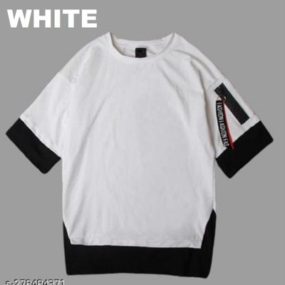 TARSHI Printed Men Round Neck White T-Shirt