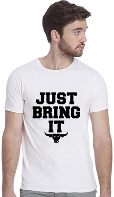 Epic Prints Printed Men Round Neck White T-Shirt