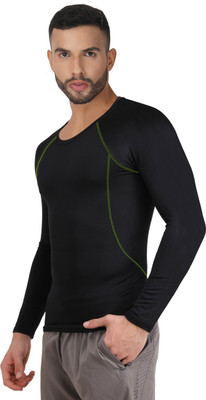 Kyk Solid Men Round Neck Dark Blue T-Shirt