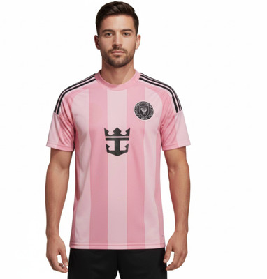 Smv Printed Men Round Neck Pink T-Shirt