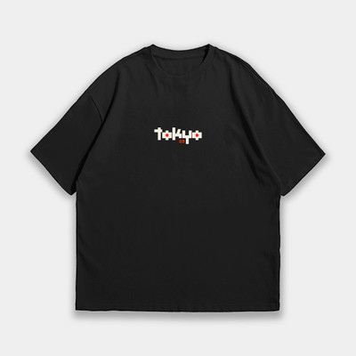 Rainbow Printed Men Round Neck Black T-Shirt