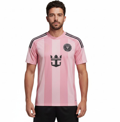 Smv Printed Men Round Neck Pink T-Shirt